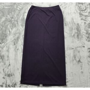 Vintage Tracy Evans Limited Skirt Womens 11 Juniors Purple Pencil Maxi Back Slit